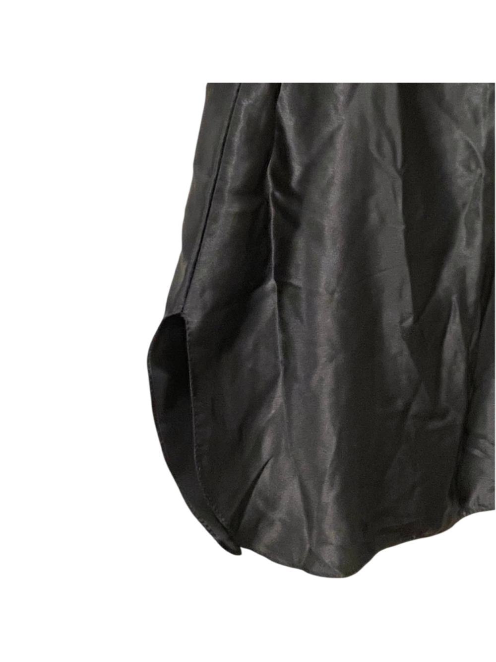 Vintage Women's Size Medium Californian Dynasty Satin Sleep Shirt Black - Picture 3 of 10